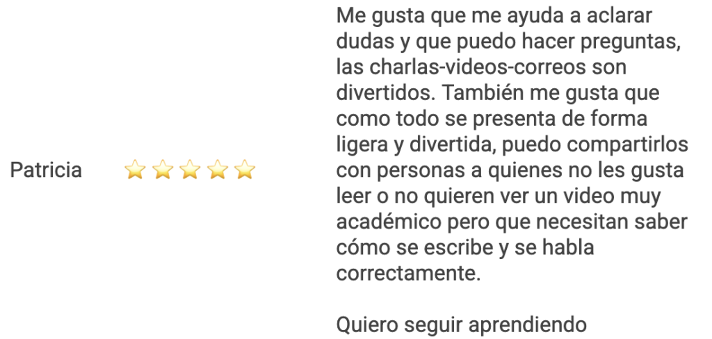 Testimonio de newsletter de Claudia María Ramírez