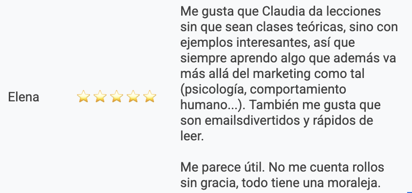 Testimonio newsletter de Claudia María Ramírez