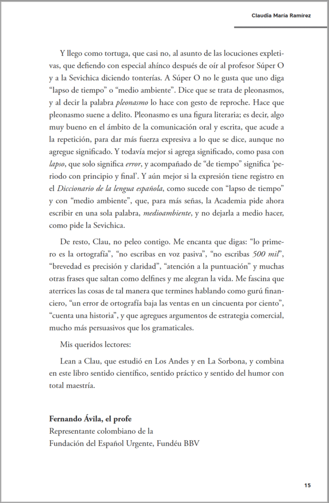 El libro para escribir mejor, Comunica, y triunfarás, Prólogo de Fernando Ávila_3
